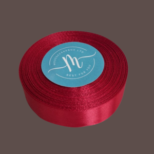 Red Satin Ribbon 25mm