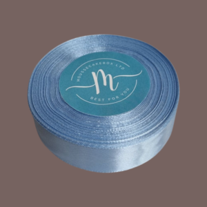 Sky Blue Satin Ribbon 25mm