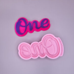 Silicone Moulds, silicone mould number one, cake topper - Moussecakebox