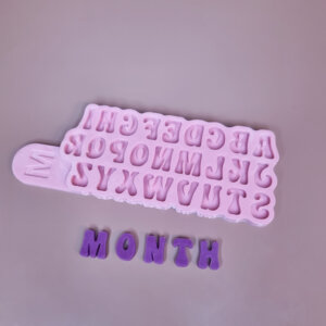 Silicone Mould English Alphabet -Moussecakebox ltd