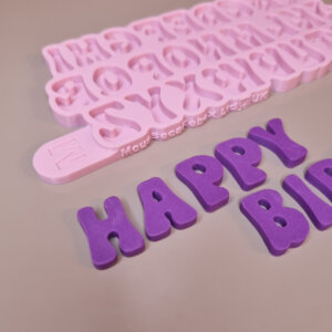 Alphabet 10 Silicone Moulds - Moussecakebox