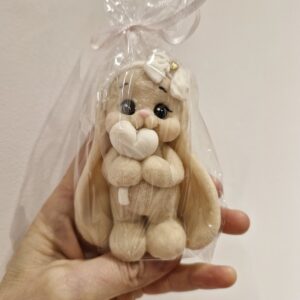 Edible Beige Bunny Topper 176A