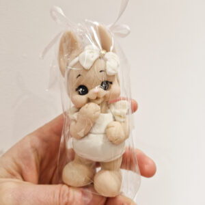 Edible White Bunny Topper 202a