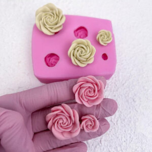 Silicone Mould Mini Set Roses