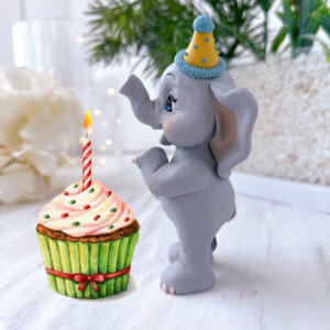 Silicone Mould Birthday Elephant