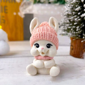 Silicone Mould Christmas Bunny 7
