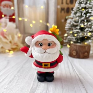 Mini Santa Silicone Mould 3