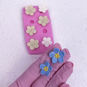 Silicone Mould Mini Set Forget Me Not