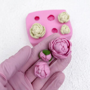 Silicone Mould Mini Set Peony