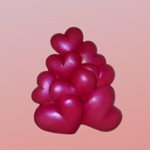 Silicone Moulds Hearts- Moussecakebox