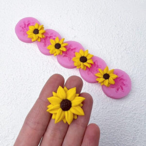 Silicone Mould Mini Sun Flowers