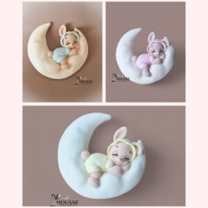 Edible 2d Bunny Topper 186 Moussecakebox