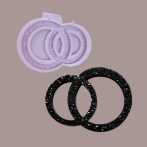 Crystal Wedding Rings Silicone Mould