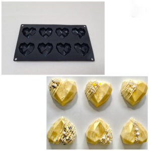 Geometric Heart Silicone Mould