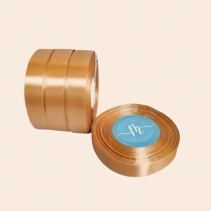 Gold Satin Ribbon 20mm