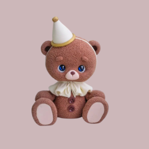 Birthday Teddy Bear 12 Silicone Mould