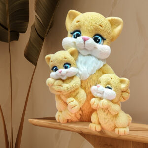 Family Kittens Silicone Mould