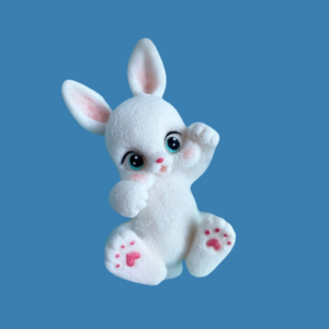 2d Bunny Silicone Mould
