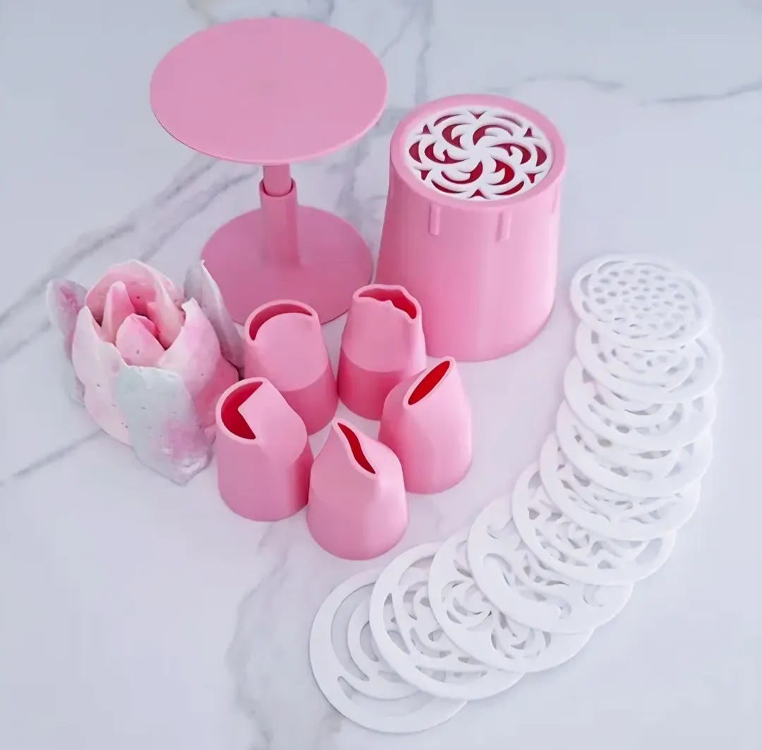 Marshmallow Tulip Piping Nozzle Starter Kit