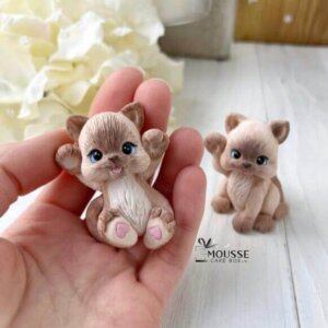 Cat Silicone Moulds - Moussecakebox