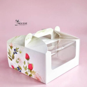 Cake Box 8inch, 20cm, mini cake box, gatteo cake box - Moussecakebox