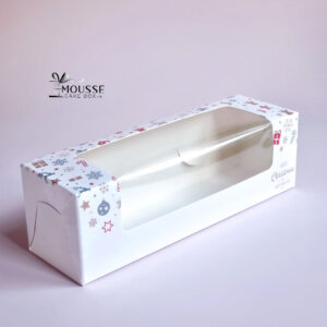 Red Macaron Box 24cm - Moussecakebox