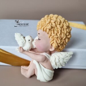 angel, Baby shower cake topper, cake toppers, candy melts topper, cute toy for cake, decoration for cakes, ready made figure, Moussecakebox ltd