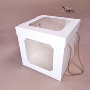 Cake Box 8inch, 21cm, mini cake box, gatteo cake box - Moussecakebox