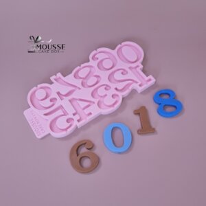 Classic Numbers Silicone Moulds - Moussecakebox