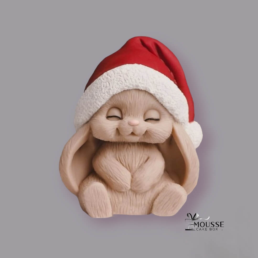 Silicone Mould Cozy Christmas Bunny