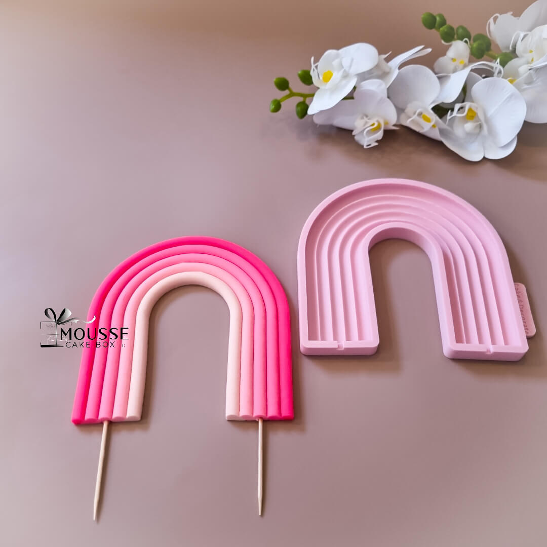 Rainbow Silicone Moulds - Moussecakebox