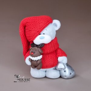 Silicone Mould Christmas Teddy Bear 7