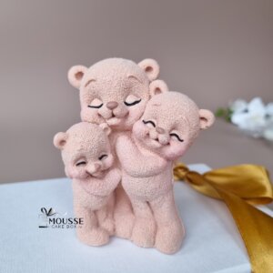 Edible Family Teddy Bear Topper 109