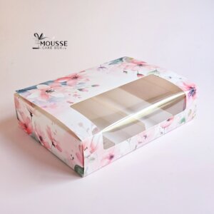 Pastry Box Pink Flower