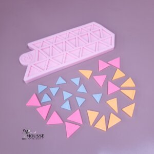 Mini Flags or Triangles Silicone Mould