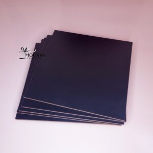 Black Square Cake Bases 3mm