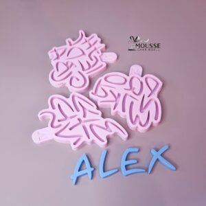 Silicone Mould Alphabet 07