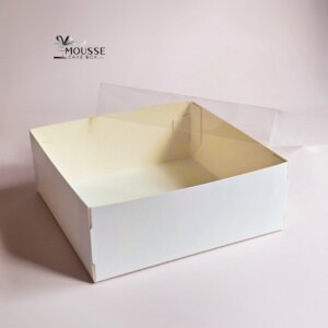 White Macaron Box