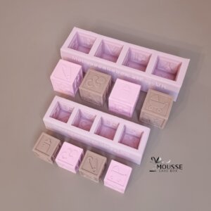 Silicone Mould 3d Cubes Blocks - Moussecakebox Ltd