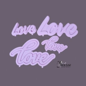Love Sign Silicone Mould