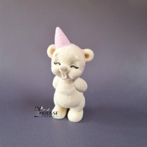 Edible Girl Teddy Bear Topper 096