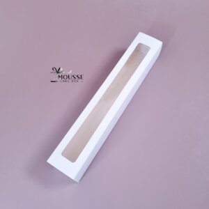 White Macaron Box