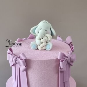 Edible Blue Elephant Topper 161