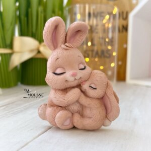Mummy with Bunny Silicone Mould