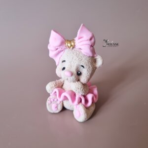 Edible Beige Teddy Bear Topper 171