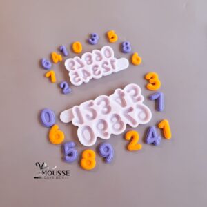 Silicone Mould Bento Size Numbers