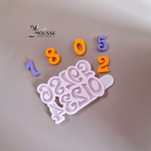 Silicone Mould Bento Size Numbers