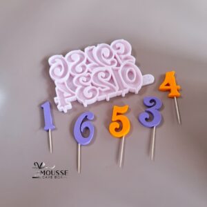 Numbers Silicone Mould
