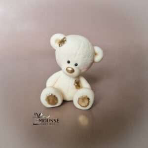 Edible WHITE Teddy Bear Topper 190