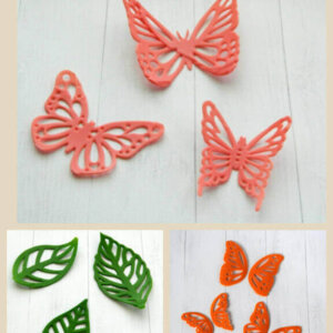 Set of Stencils for Chocolate Art - Moussecakebox